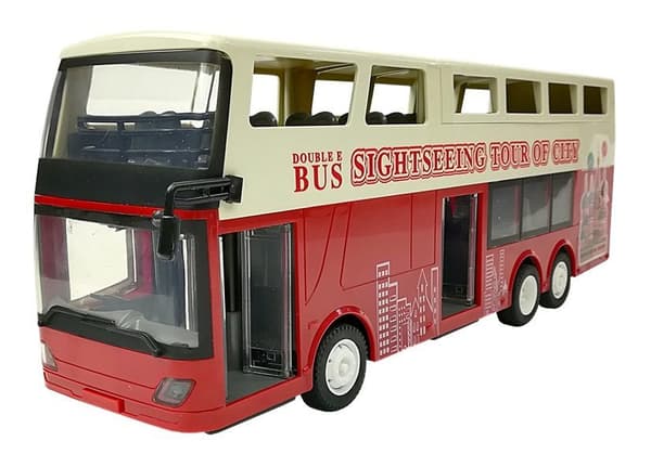 Fjernstyret dobbeltdækkerbus R/C 2.4G 1:18