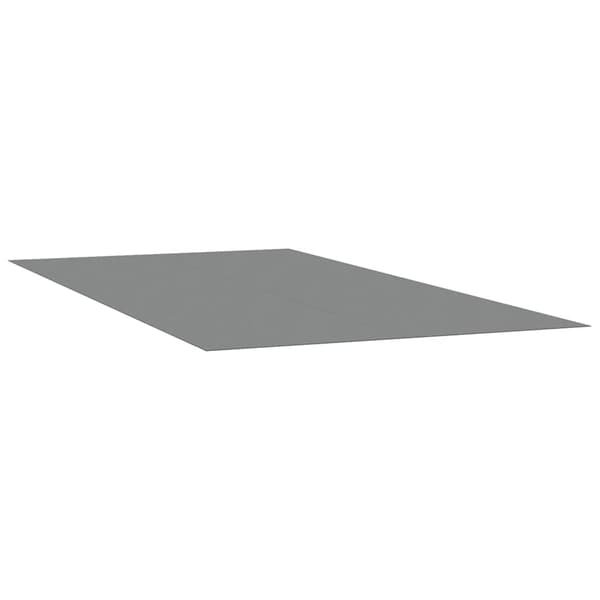 vidaXL poolmåtte lysegrå 500x250 cm polyester geotekstil