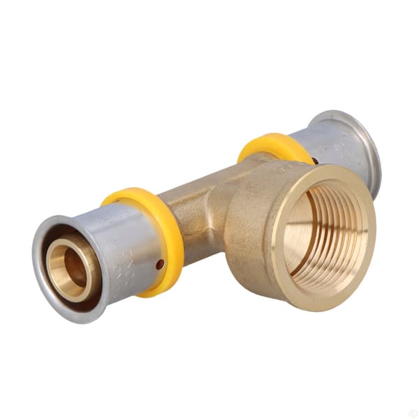 Messing-T-stykke GW ultraPRESS - 20 Rp3/4"