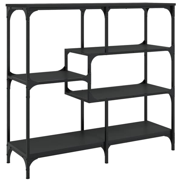 vidaXL konsolbord, sort, 103x32x95 cm, træbaseret materiale