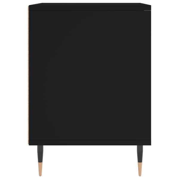vidaXL sengebord sort 40x35x50 cm træbaseret materiale