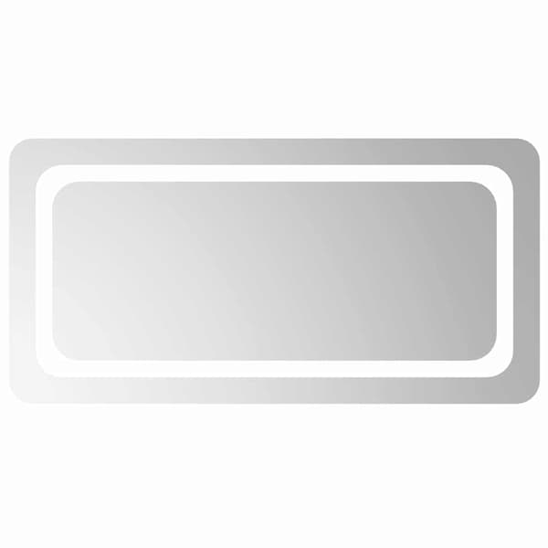 vidaXL Badrumsspegel med LED, 80x40 cm