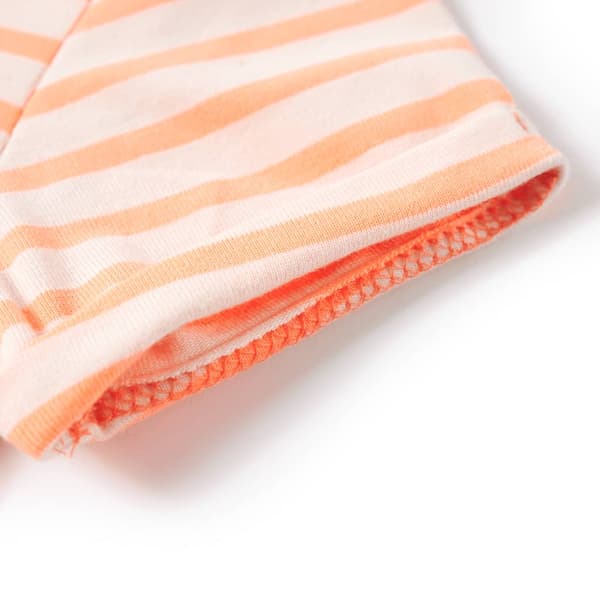 Barn-T-shirt, neonorange, 104