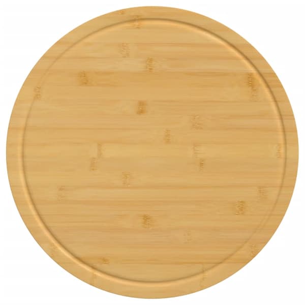 vidaXL Leikkuulaudat, 6 kpl, Ø30x1,5 cm, Bambu