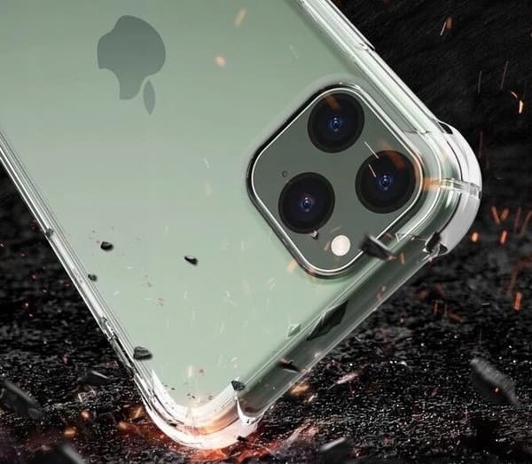 Etui til IPHONE 11 Pro Max STØDFORSTÆRKET BAGSIDER + GLAS