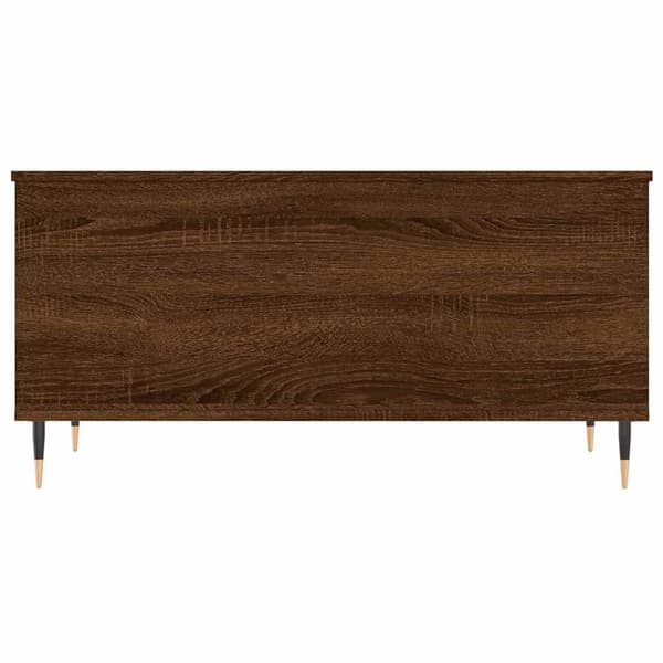 vidaXL sofabord brunt egetræ 90x44,5x45 cm