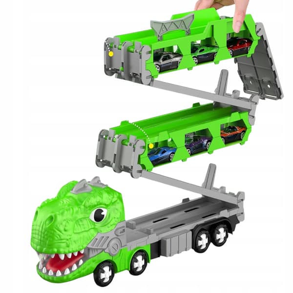 Dinosauriebilsbana 2 leksaksbilar för barn