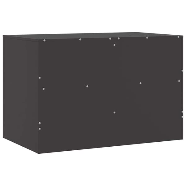 vidaXL TV-bord sort 67x39x44 cm stål