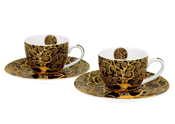 2 Klimt Tree -espressokupin setti