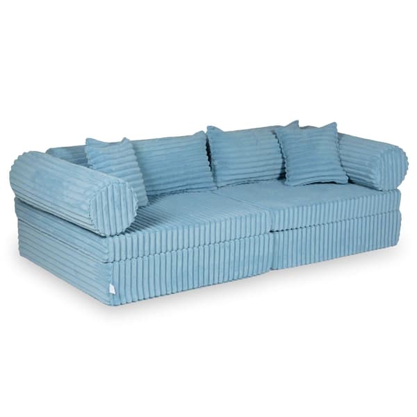 Montessori Premium Waffle Blue Legesofa