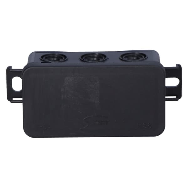 NS8 FASTBOxHOOK vægmonteret installationsboks, 45x85x40mm, sort