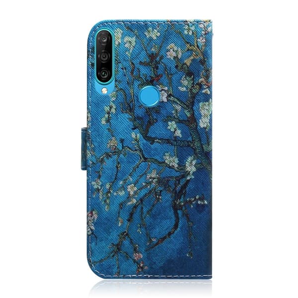 Flipfodral till Huawei P30 Lite, Plånbok, Sakurablå