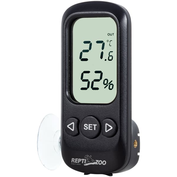 Repti-Zoo Digital Larmtermometer Hygrometer - LCD-termometer och hygrometer