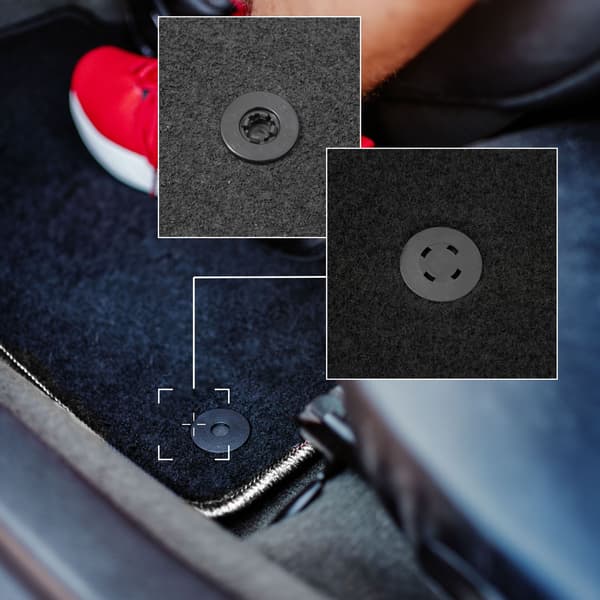 CARLUX-SILVER bilmåtter til: Lancia Ypsilon II hatchback (2003-2011)