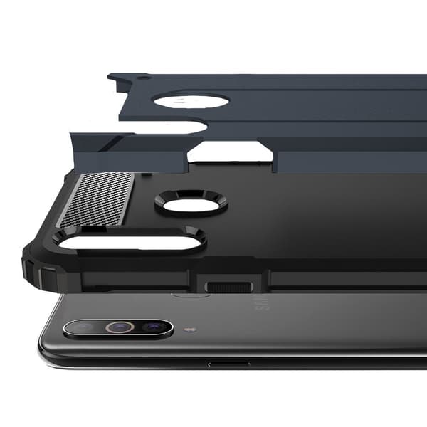 TECH ARMOR cover til Samsung Galaxy A20S, Mørkeblå