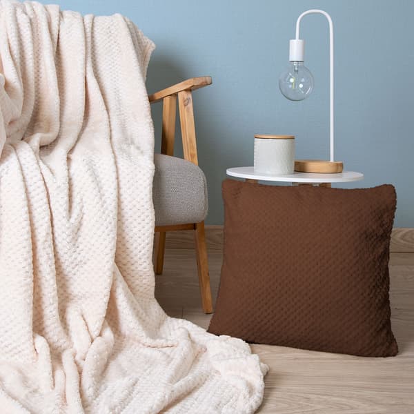 Örngott 40x40 jacquard chokladfärgad
