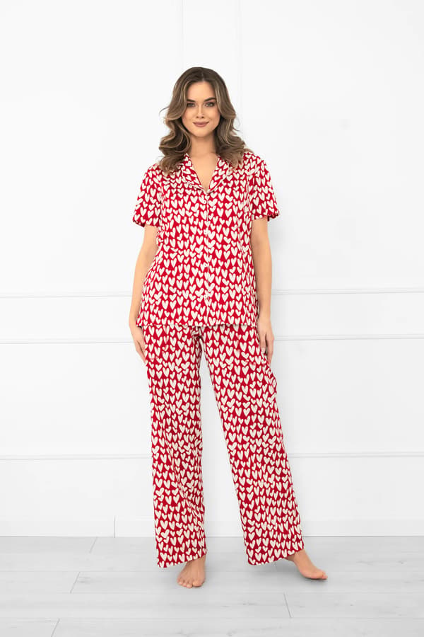 Dampyjamas, kortärmade, långbyxor, Ksenia L