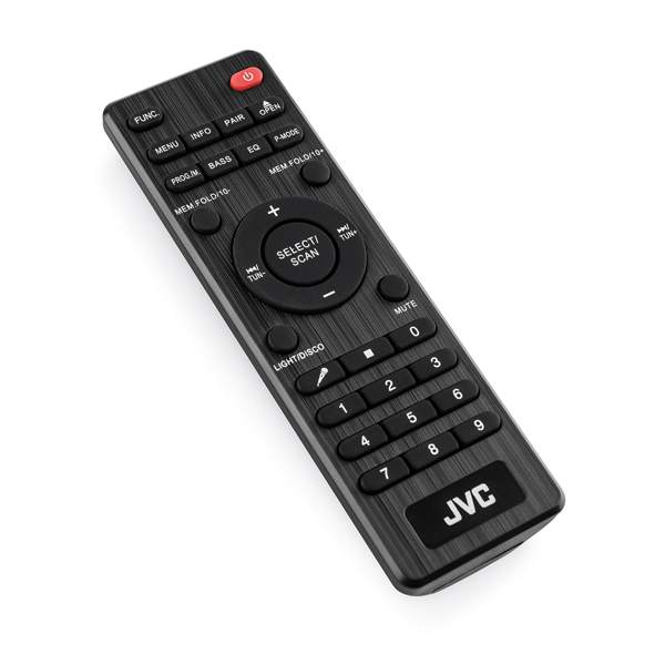JVC Mini HiFi-system MX-E325B-DAB 100 W Bluetooth 5.3 DAB+ CD USB Svart