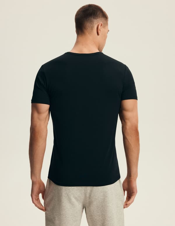 Move Henderson 2-pak kortærmet t-shirt | sort L