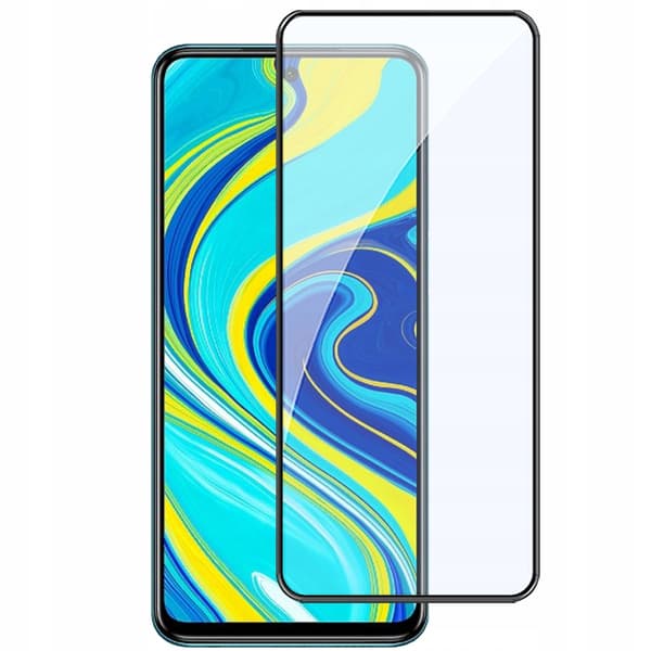 2x hærdet glas til Xiaomi Redmi Note 9S (fuld skærm, fuld 5D, 9H)