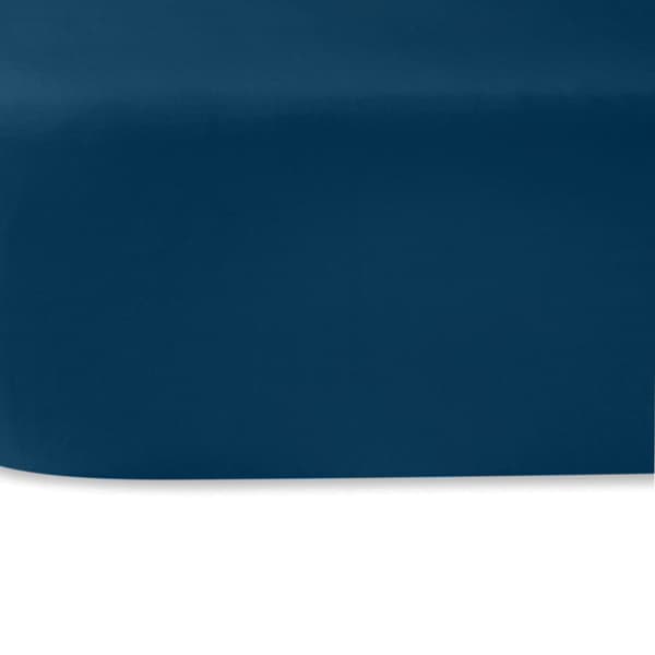 Bomullslakan 200x220, satin, 100% BOMULL, blågul