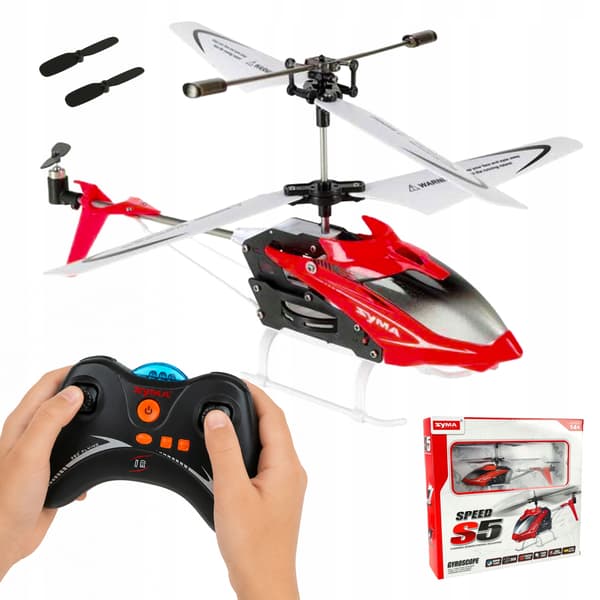 Fjärrstyrd helikopter röd Z3440
