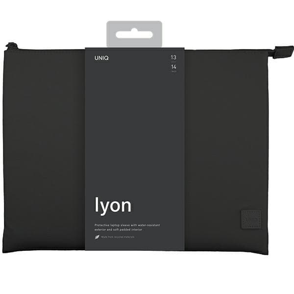UNIQ Lyon vandtæt etui til bærbare computere op til 14", sort