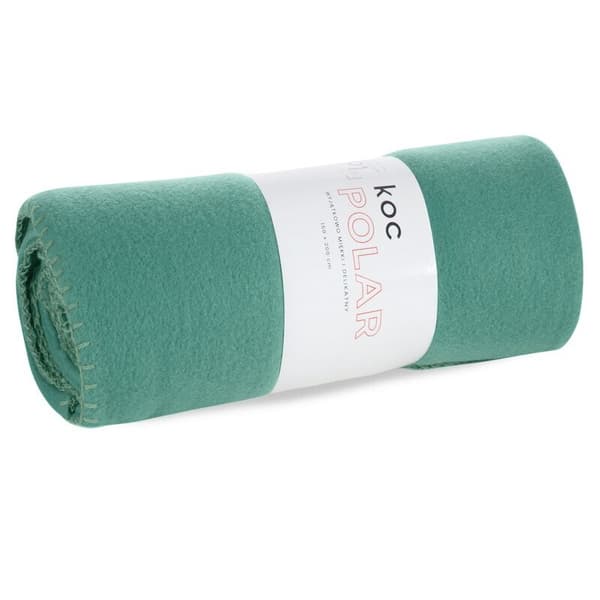 Polartæppe 150x200 cm mintgrøn fleece