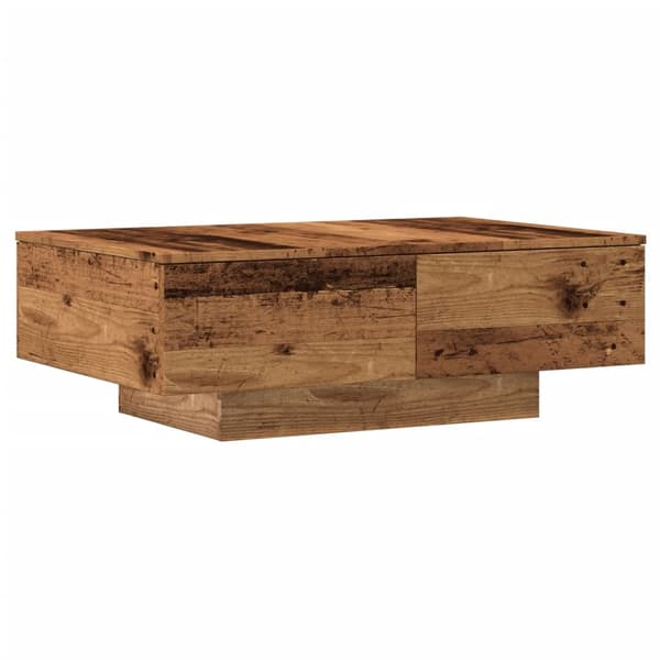 vidaXL Soffbord, Antikträ, 90x60x31 cm