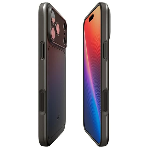 Spigen Thin Fit MAG MagSafe kotelo iPhone 17 Pro Max gunmetalille