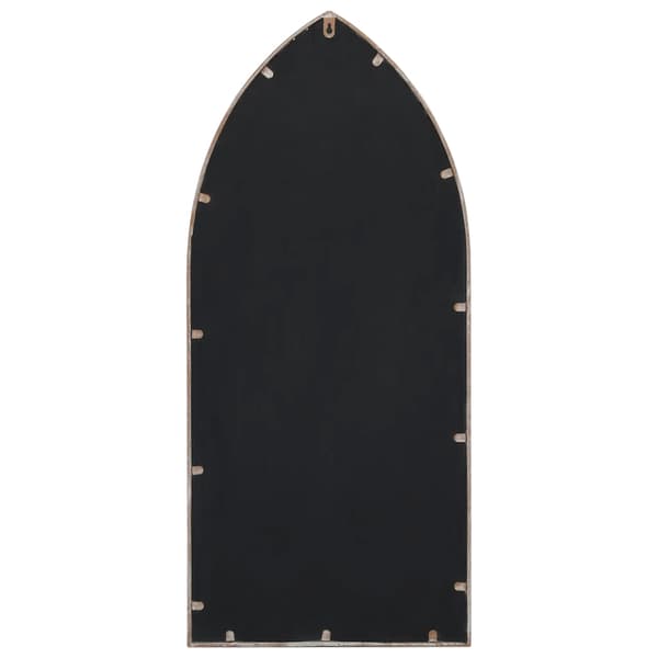 vidaXL Inomhusspegel, sandfärgad, 100x45 cm
