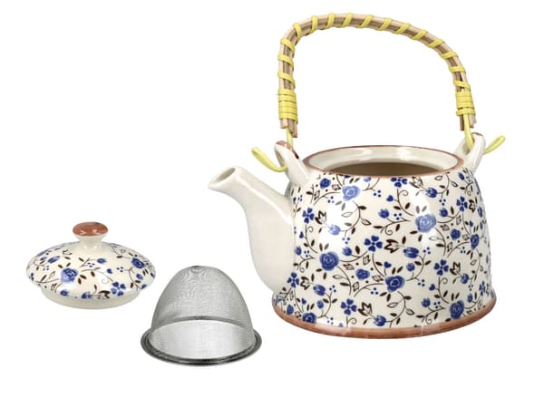 Keramisk elkedel med infuser