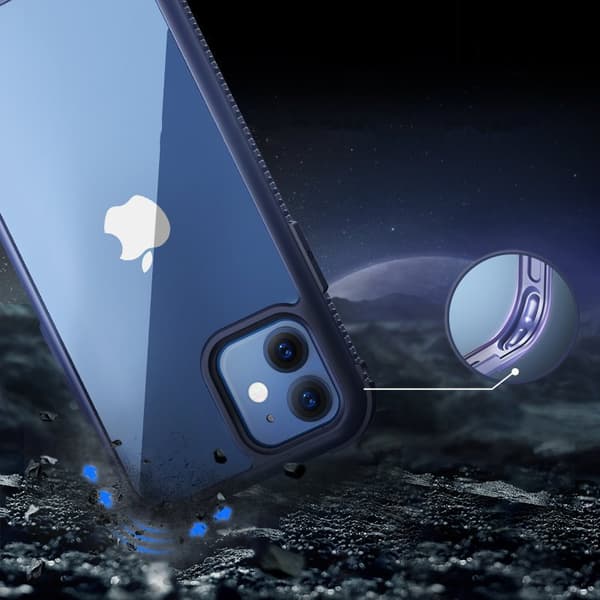 Pansret, slidstærkt cover til iPhone 12 Pro Max Frigate Series sort