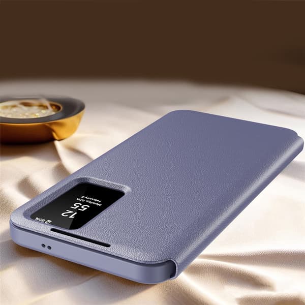 Samsung Galaxy A37 5G Smart View Plånboksfodral, Lila