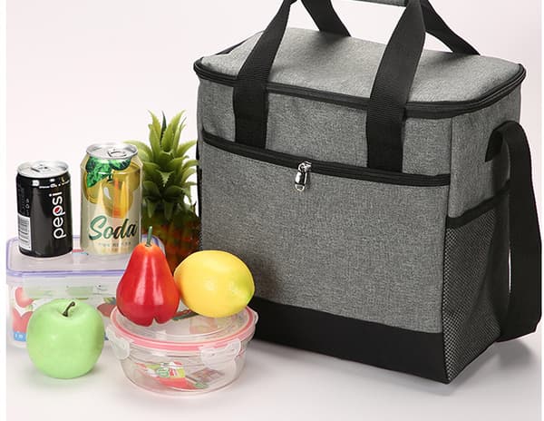 TERMO STRANDPICNICTASKE TIL MAD STOR GRÅ 16 LITER
