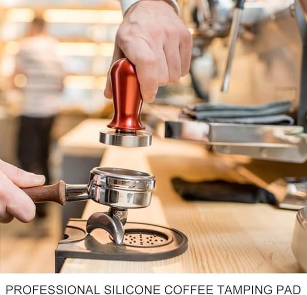 Silikonmatta för kaffemaskinsstamper