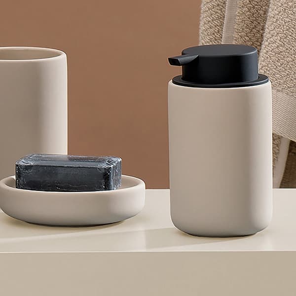 Beige tvålkopp Sana / Kela
