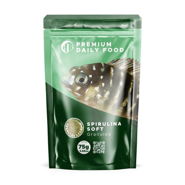 Spirulina blødt granulat 75g