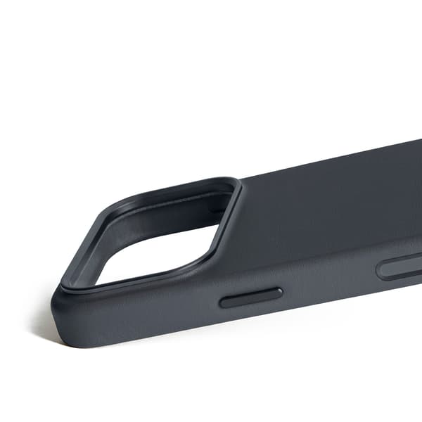 MUJJO iPhone 17 Pro Läderfodral Basalt