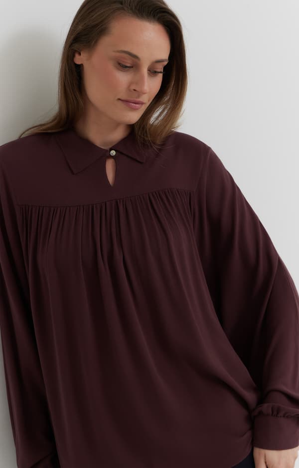 Viskosebluse One size