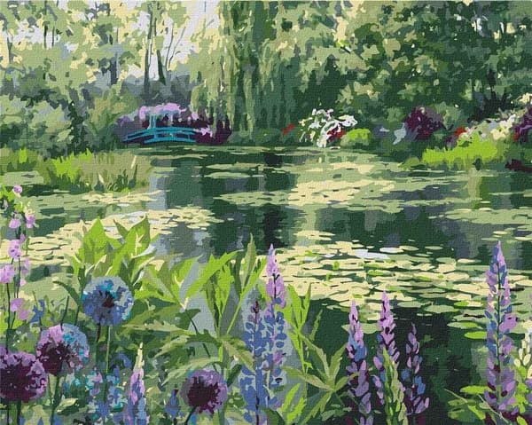 Maleri efter tal - Monets have 40x50
