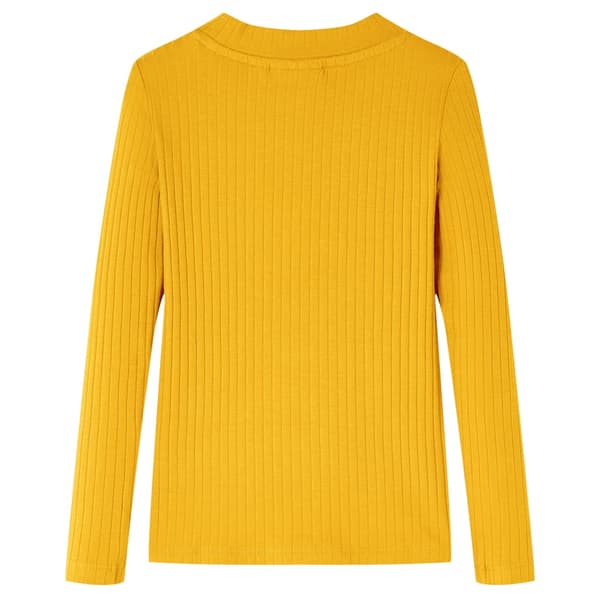 Barn långärmad T-shirt, ockra, 104