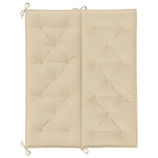 vidaXL Gungdyna, Beige, 120 cm, Tyg