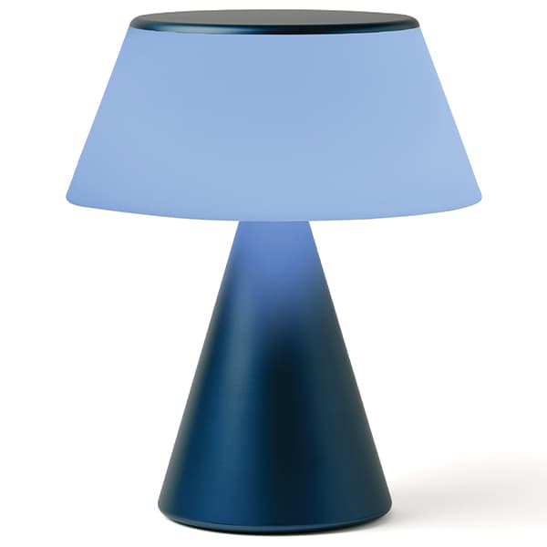 Lexon Luma XL LED-lampe, mørkeblå