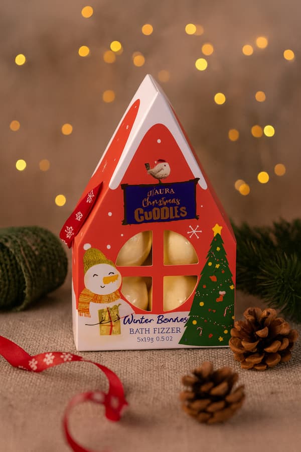 ALL''AURA AURA X-MASS SÆT BADEKULDE 5 X 15 g