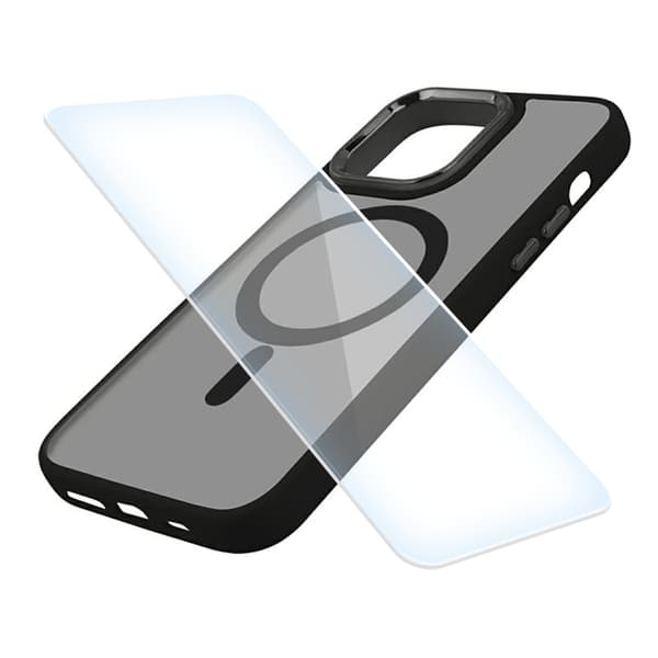 Etui til IPHONE 15 MagSafe MAT MAT BAGSIDER + GLAS