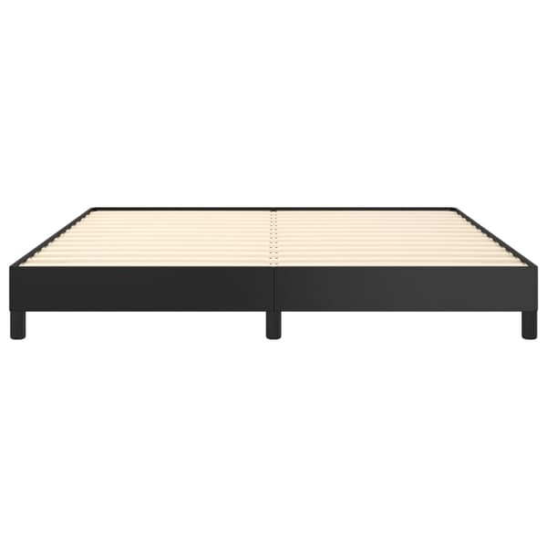 vidaXL sengestel sort 160x200 cm kunstlæder