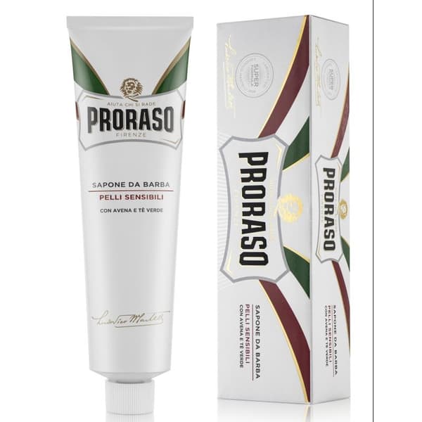 Proraso skäggkräm för känslig hud vit 150ml