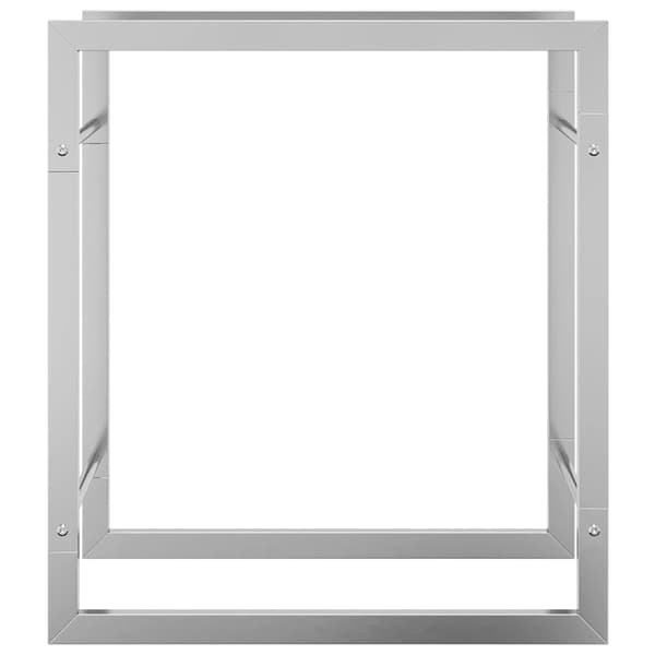 vidaXL brænderist 50x28x56 cm rustfrit stål