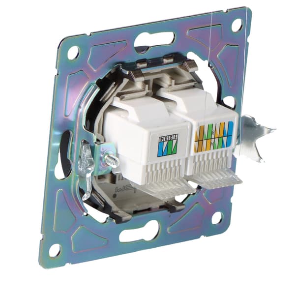 RJ45/RJ11-stik, sort, beta online